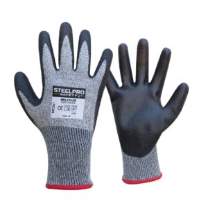 GUANTE ANTICORTE CUT NEGRO STEELPRO