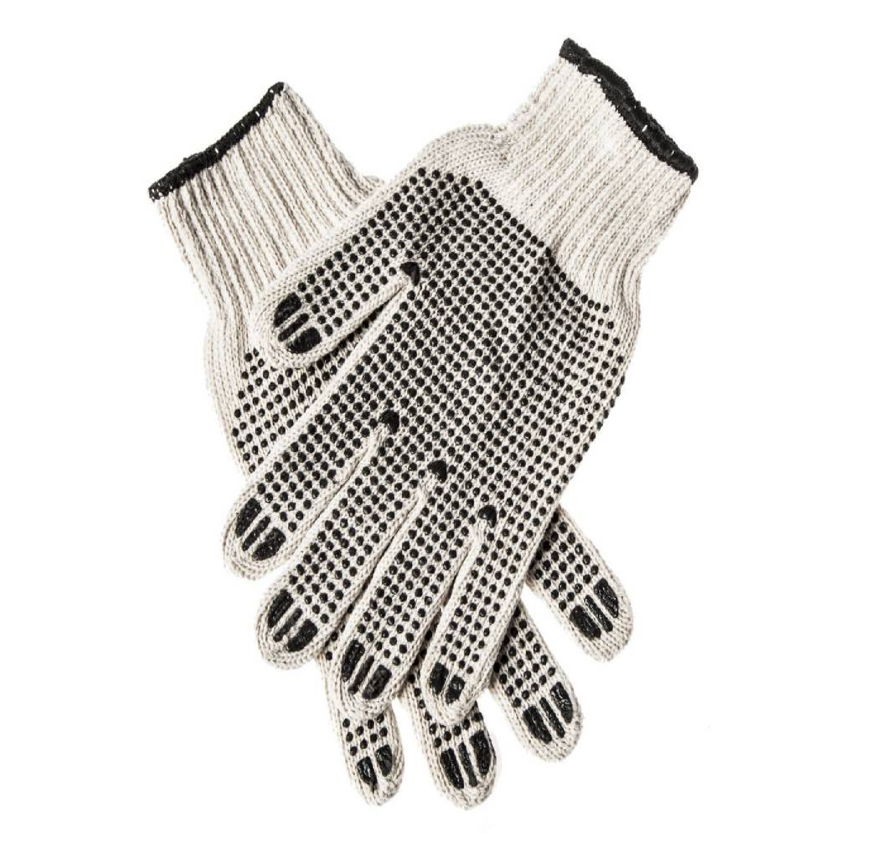 GUANTE DE HILO CON PUNTOS PVC STEELPRO