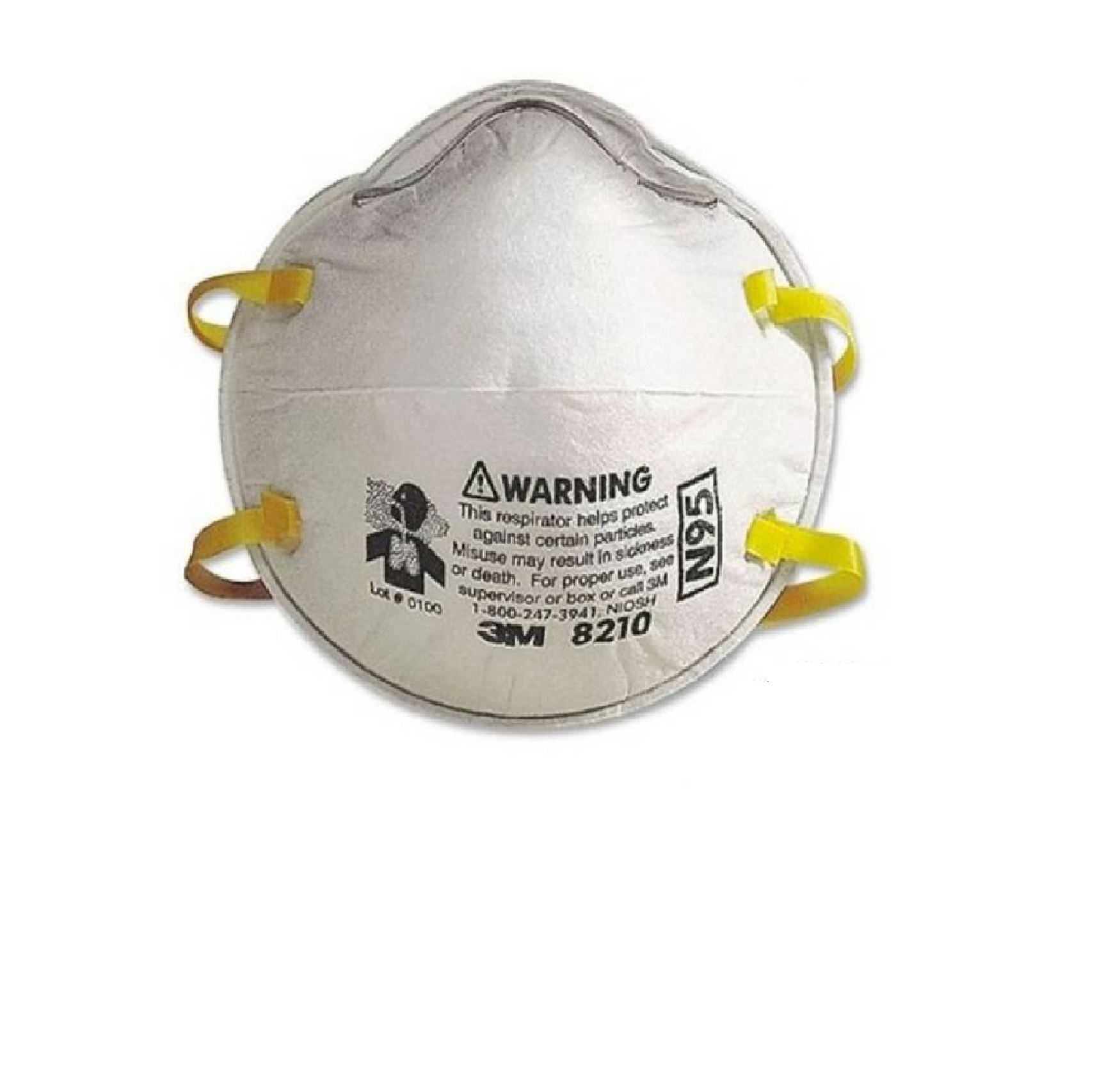 RESPIRADOR 3M N95 8210 CONTRA PARTÍCULAS