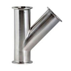 YEE TIPO CLAMP SANITARIO AC. INOX C-304 / C-316