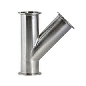 YEE SANITARIO C/CLAMP ACERO OD INOXIDABLE