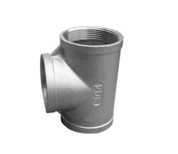 TEE ACERO INOX. ROSCADO X 150 LBS.