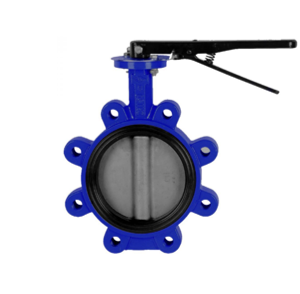VALV. MARIPOSA LUG FIERRO FUNDIDO DISCO INOX ASIENTO EPDM / TEFLON