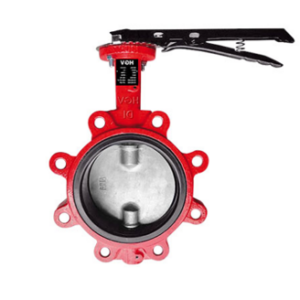 VALV. MARIPOSA LUG HIERRO DUCTIL ASIENTOS: BUNA-N / EPDM