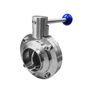 VALV. MARIPOSA SANITARIA INOXIDABLE SOLDABLE